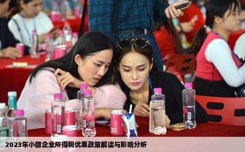 2023年小微企业所得税优惠政策解读与影响分析