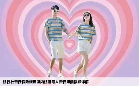 旅行社责任保险规定国内旅游每人责任赔偿限额详解