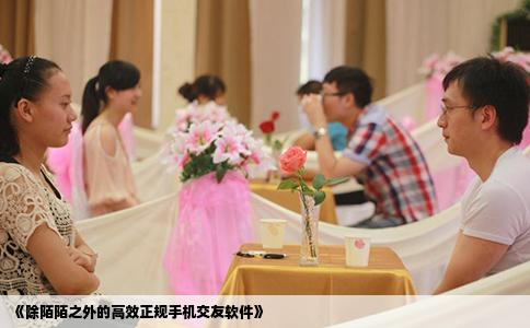 《除陌陌之外的高效正规手机交友软件》